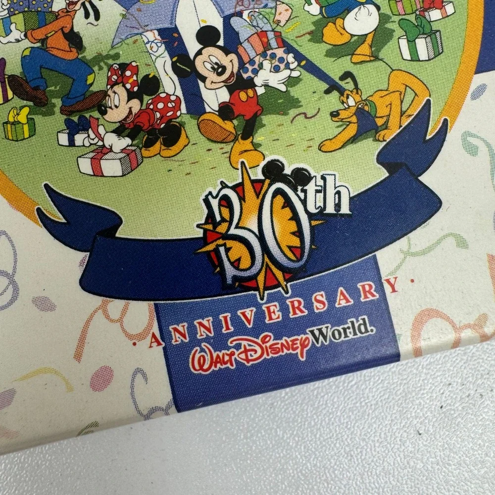Disney World 30th Anniversary Ornament Mickey Castle‎ Minnie Pluto w Box